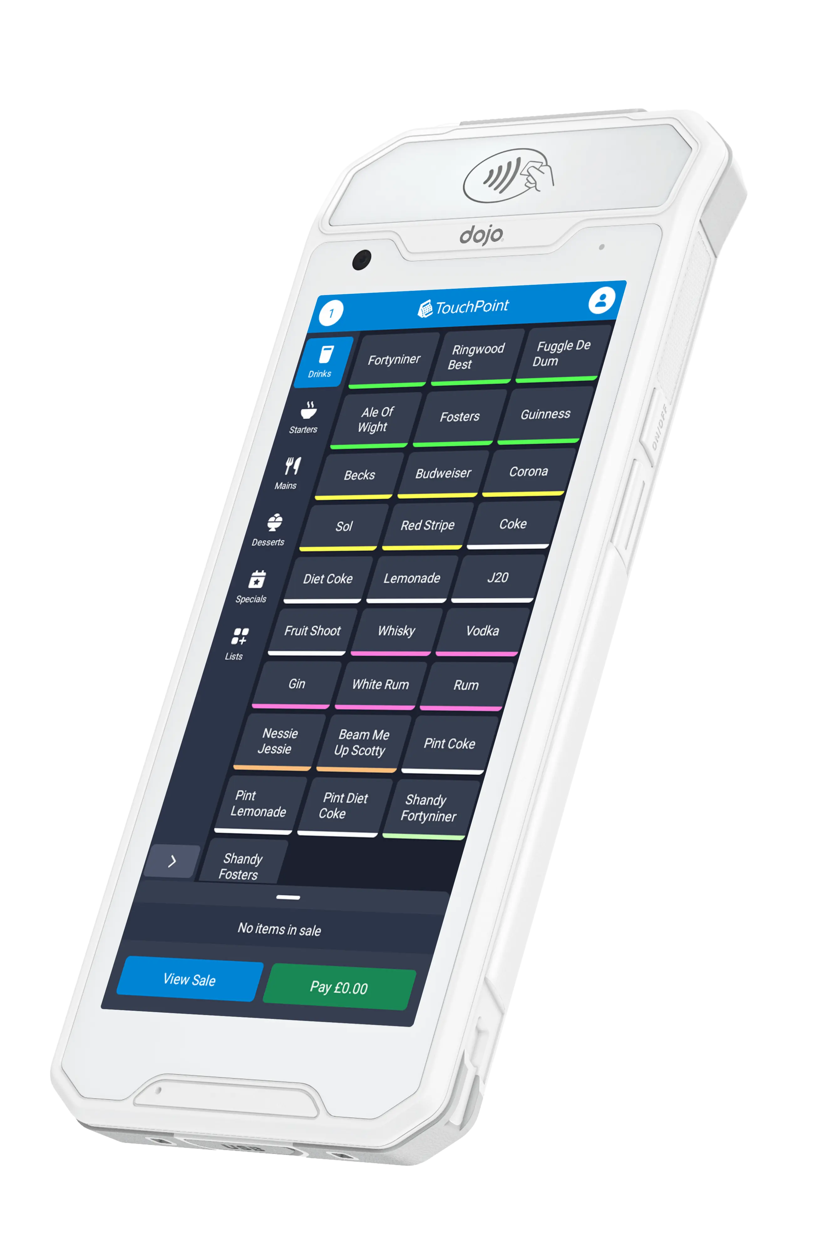 Dojo Pocket device with TouchPoint Lite